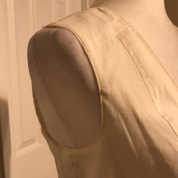 BEBE Sleeveless White Peplum Dress - Picture 5 of 5